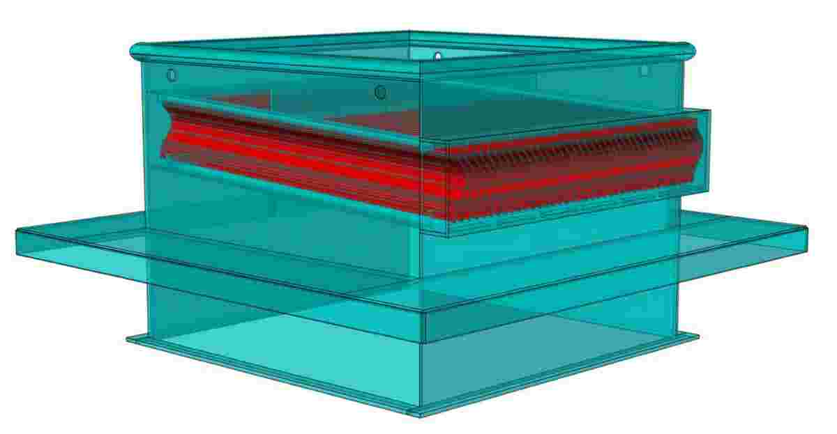Regenabscheider Abluft.