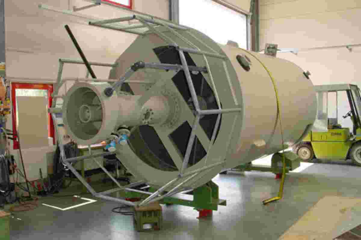 Sedimentationsbehälter aus PP.